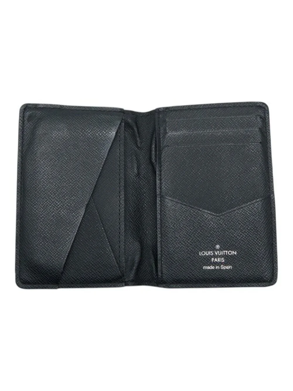 Louis Vuitton Monogram Eclipse Organizer de Poche Card Case Black Gray